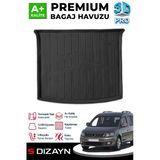 S-Dizayn Vw Caddy 3D Pro Bagaj Havuzu 2010-2015 A+ Kalite