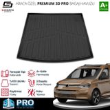 S-Dizayn Vw Caddy 3D Pro Bagaj Havuzu 2020 Üzeri A+ Kalite