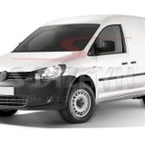 S Dizayn VW Caddy Krom Ön Tampon Çıtası Trendline 3 Prç 2010-2015