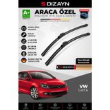 S-Dizayn Vw Golf 6 Ön Cam Silecek Seti 2008-2012 Premium Araca Özel 60-48 Cm A+ Kalite