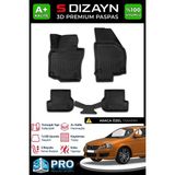 S-Dizayn Vw Jetta 3D Pro Havuzlu Paspas 2008-2010 A+ Kalite 3DS-SDZ160 - Siyah