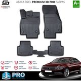 S-Dizayn Vw Passat B8 3D Pro Havuzlu Paspas 2015-2019 A+ Kalite - Siyah