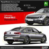 S-Dizayn VW Passat B8.5 Impression Krom Aksesuar Seti 33 Parça A+Kalite