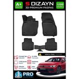 S-Dizayn Vw Passat B9 3D Pro Havuzlu Paspas 2023 Üzeri A+ Kalite 3DS-SDZ127 - Siyah