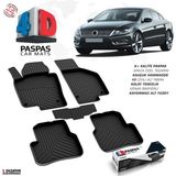 S-Dizayn VW Passat CC 4D Havuzlu Paspas 2008-2017 A+ Kalite - Siyah