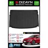 S-Dizayn VW Polo 3D Pro Bagaj Havuzu Üst Bagaj 2021 Üzeri A+ Kalite - Siyah