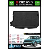 S-Dizayn VW T-Cross 3D Pro Bagaj Havuzu Üst Bagaj 2022 Üzeri A+ Kalite