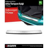S-Dizayn Vw T-Cross Krom Arka Tampon Eşiği 2019-2023