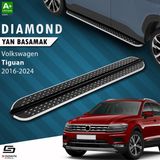 S-Dizayn Vw Tiguan 2 Diamond Krom Yan Basamak 173 cm 2016-2024 A+ Kalite