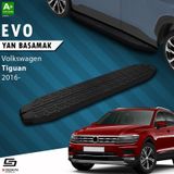 S-dizayn Vw Tiguan 2 Evo Siyah Yan Basamak 173 Cm 2016 Üzeri
