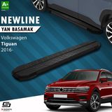S-Dizayn Vw Tiguan 2 Newline Siyah Yan Basamak 173 cm 2016-2024 A+ Kalite