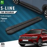 S-Dizayn Vw Tiguan 2 S-Line Siyah Yan Basamak 173 Cm 2016-2024