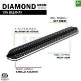 S-Dizayn Vw Tıguan 3 2024- 183 cm Diamond Krom Yan Basamak
