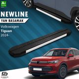 S-dizayn Vw Tiguan 3 Newline Aluminyum Yan Basamak 183 Cm 2024 Üzeri