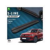 S-dizayn Vw Tiguan 3 S-line Siyah Yan Basamak 183 Cm 2024 Üzeri