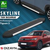 S-Dizayn VW Tiguan 3 Skyline Aluminyum Yan Basamak 183 Cm 2024 Üzeri A+ Kalite - (ClearEyelets)Black-RadiantOrchid