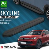 S-Dizayn VW Tiguan 3 Skyline Siyah Yan Basamak 183 Cm 2024 Üzeri A+ Kalite - (ClearEyelets)Black-RadiantOrchid