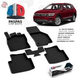 S-Dizayn VW Tiguan 4D Havuzlu Paspas 2016-2024 A+Kalite - Siyah