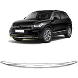 S Dizayn VW Tiguan Krom Ön Tampon Çıtası 2020 Üzeri (Mat Krom)
