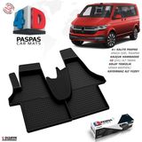 S-Dizayn VW Transporter T6.1 4D Havuzlu Paspas 2019-2025 A+Kalite - Siyah