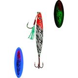 S.F. Jig Sardin 22Gr - Sahte Yem Kaşık Rapala - Levrek, Palamut, Lüfer, Çinekop, Turna Jig Yemi-Zebra Glow - SF22-1