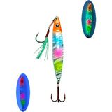 S.F. Jig Sardin 29GR - Sahte Yem Kaşık Rapala -Levrek, Palamut, Lüfer, Çinekop, Turna Jig Yem -Zebra Glow