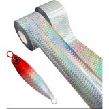 S.F. Jig Sıcak Baskı Hologram Folyosu 4CM*120M Rulo - Desenli Balıkçılık Malzemeleri - Yapay Yem Baskısı