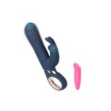 S-Hande Ergonomik Dizayn Güçlü Titreşimli Ve Sessiz 13 Fonksiyonlu Rabbit Vibratör+Mini Vibratör