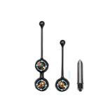 S-Hande Ergonomik Dizayn Suya Dayanıklı Gövde 9 Modlu Su Geçirmez Titreşimli Egzersiz Top Seti+Mini Vibratör