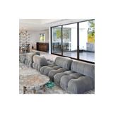 S Home Design Concept Bellini 4 Modül Modüler Koltuk Köşe Takımı, Babyface, Gri
