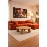 S Home Design Concept Bellini 4 Modül Modüler Koltuk Köşe Takımı, Babyface, Kiremit