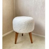 S Home Design Concept Coco Teddy Puf, Beyaz