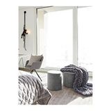 S Home Design Concept Daisy Silindir Puf, Babyface, Gri