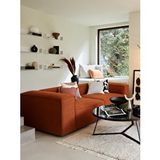 S Home Design Concept Frida 2 Modül İkili Kanepe / Koltuk, Keten Kiremit Beyaz