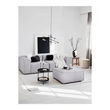 S Home Design Concept Frida 2 Modül Modüler Kanepe Koltuk Köşe, Keten, Gri