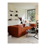 S Home Design Concept Frida 2 Modüler Ikili Kanepe / Koltuk (dairenize Teslim), Keten, Kiremit
