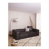 S Home Design Concept Frida 2 Modüler Ikili Kanepe / Koltuk (dairenize Teslim), Nubuk, Siyah SİYAH