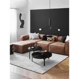 S Home Design Concept Frida 4 Modül Nubuk Kumaş - Kahverengi