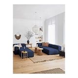 S Home Design Concept Frida 4 Modül Pofidik Modüler Kanepe L Köşe Koltuk Takımı Lacivert