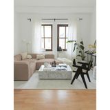 S Home Design Concept Frida Modüler Köşe Koltuk Takımı 4 Modül Pofidik Köşe Keten, Vizon