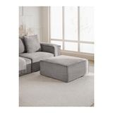 S Home Design Concept Frida Puf Modül Fitilli Gri