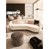 S Home Design Concept Lucca Fasülye Koltuk Takımı - Kırık Beyaz