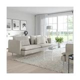 S Home Design Concept Luna Babyface Modern Kadife İkili Kanepe Koltuk Sabit Ahşap Gövde - Kahverengi