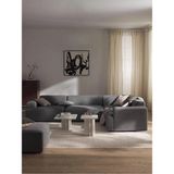 S Home Design Concept Molly 4 Modül Köşe Koltuk, Gri, Keten 210X290