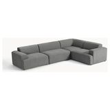 S Home Design Concept Molly 4 Modül Köşe Koltuk, Sağ/solköşe, Keten 290X210 - Koyu Gri - Sağ Köşe