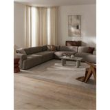 S Home Design Concept Molly 5 Modül Köşe Koltuk, Vizon Keten 285X285 cm - Kahverengi