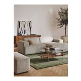 S Home Design Concept Molly Mini 2 Modül Kanepe Köşe Koltuk, Sağ Köşe, Fitilli Kırık Beyaz 210x145 cm