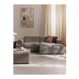 S Home Design Concept Molly Mini 2 Modül Kanepe Köşe Koltuk, Sağ Köşe, Keten Vizon 210X145 cm