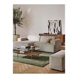 S Home Design Concept Molly Mini 2 Modül Kanepe Köşe Koltuk, Sol Köşe, Fitilli Kırık Beyaz Kırık Beyaz Fitilli