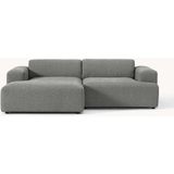 S Home Design Concept Molly Mini 2 Modül Kanepe Köşe Koltuk, Sol Köşe, Keten Gri 210X145 cm